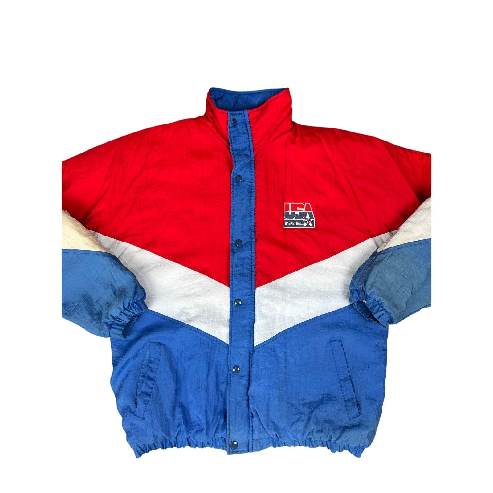 Holloway Vintage 80s Holloway USA Basketball Jacket Size US XL / EU 56 / 4 - 1 Thumbnail