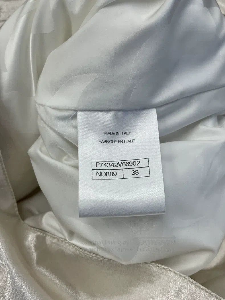 Chanel Chanel 23N Ski Series White Pearlescent Cotton Jacket Size XS / US 0-2 / IT 36-38 - 6 Thumbnail