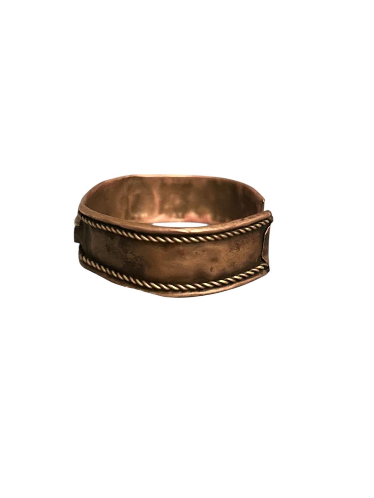 Other Vintage 80s–90s Copper Cuff Bracelet | Adjustable | Size ONE SIZE - 2 Thumbnail