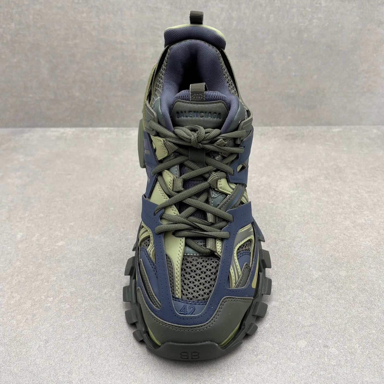 Balenciaga New! Balenciaga Track Sneaker ' Green Navy ' | 42 (9 US) Size US 9 / EU 42 - 10 Thumbnail