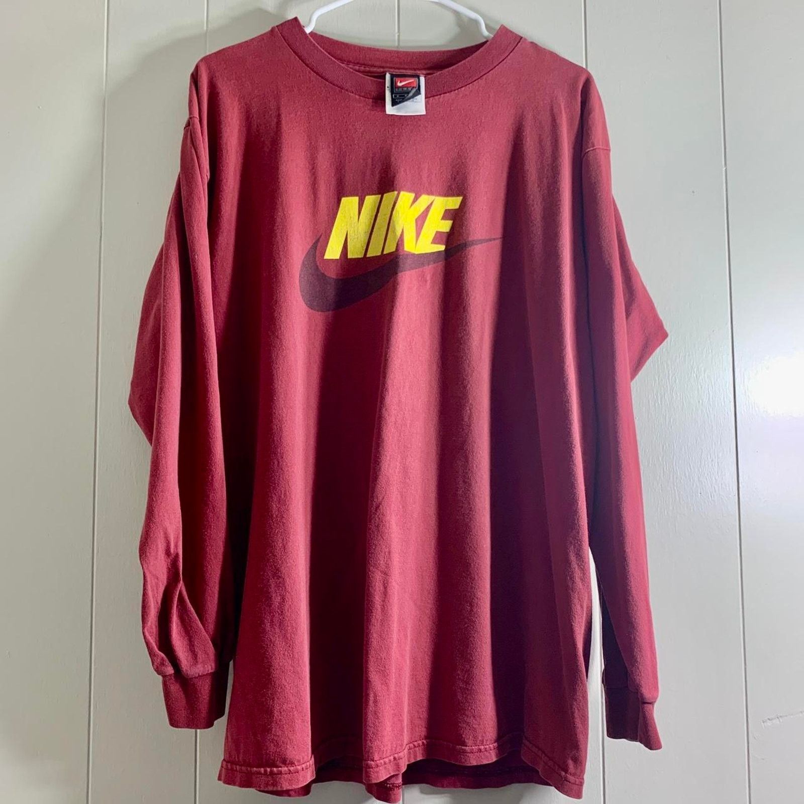 Nike vintage Y2K 2000s NIKE center swoosh long sleeve tee shirt M Size US M / EU 48-50 / 2 - 5 Thumbnail
