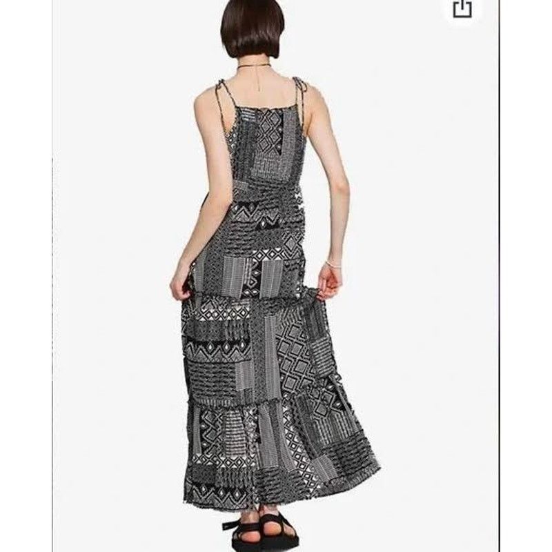 Target Basics Wild Fable | Smocked Maxi Tribal Boho Dress | Small Size S / US 4 / IT 40 - 2 Thumbnail