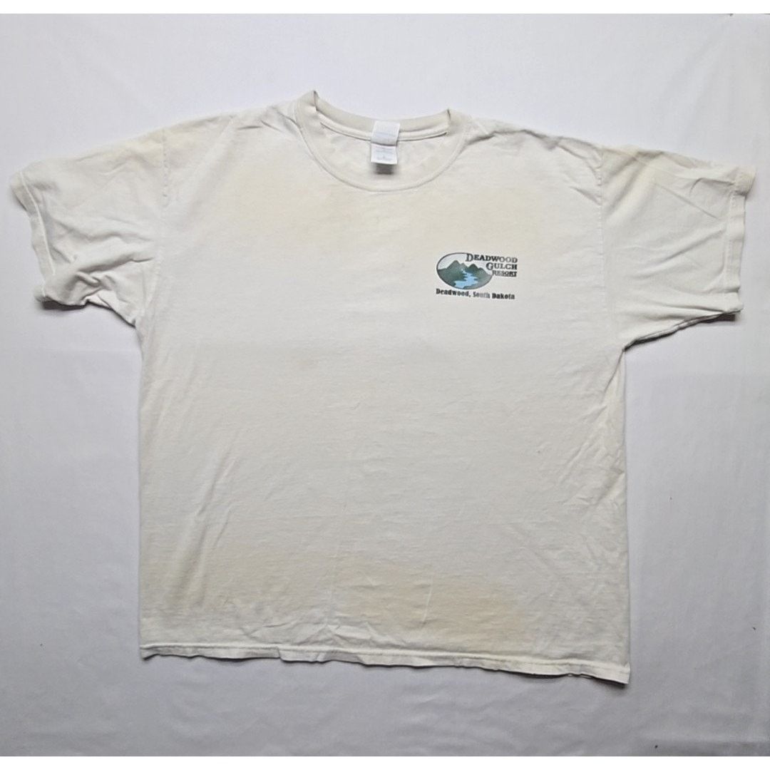 Gildan Vintage Deadwood Gulch Resort Tee South Dakota White XL Size US XL / EU 56 / 4 - 1 Thumbnail
