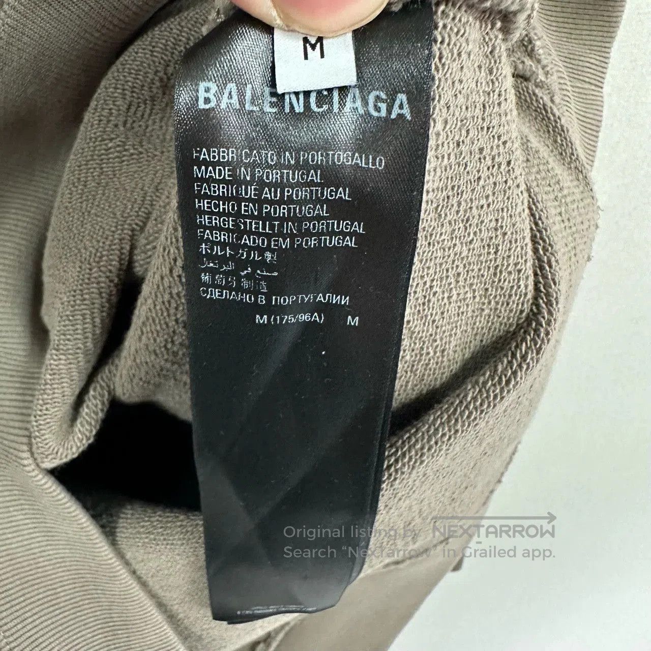 Balenciaga balenciaga embroidered hoodie in new condition. Size US M / EU 48-50 / 2 - 4 Thumbnail