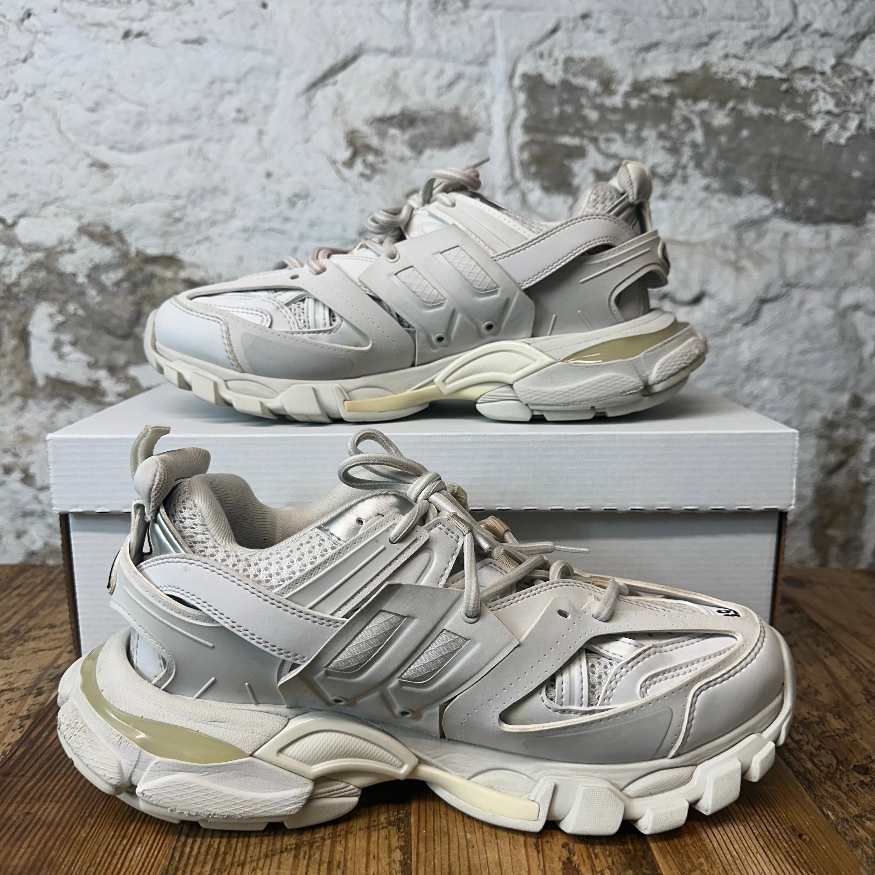 Balenciaga Balenciaga Track Runner Triple White Sneaker Sz 6.5 (39) Size US 6.5 / EU 39-40 - 2 Thumbnail