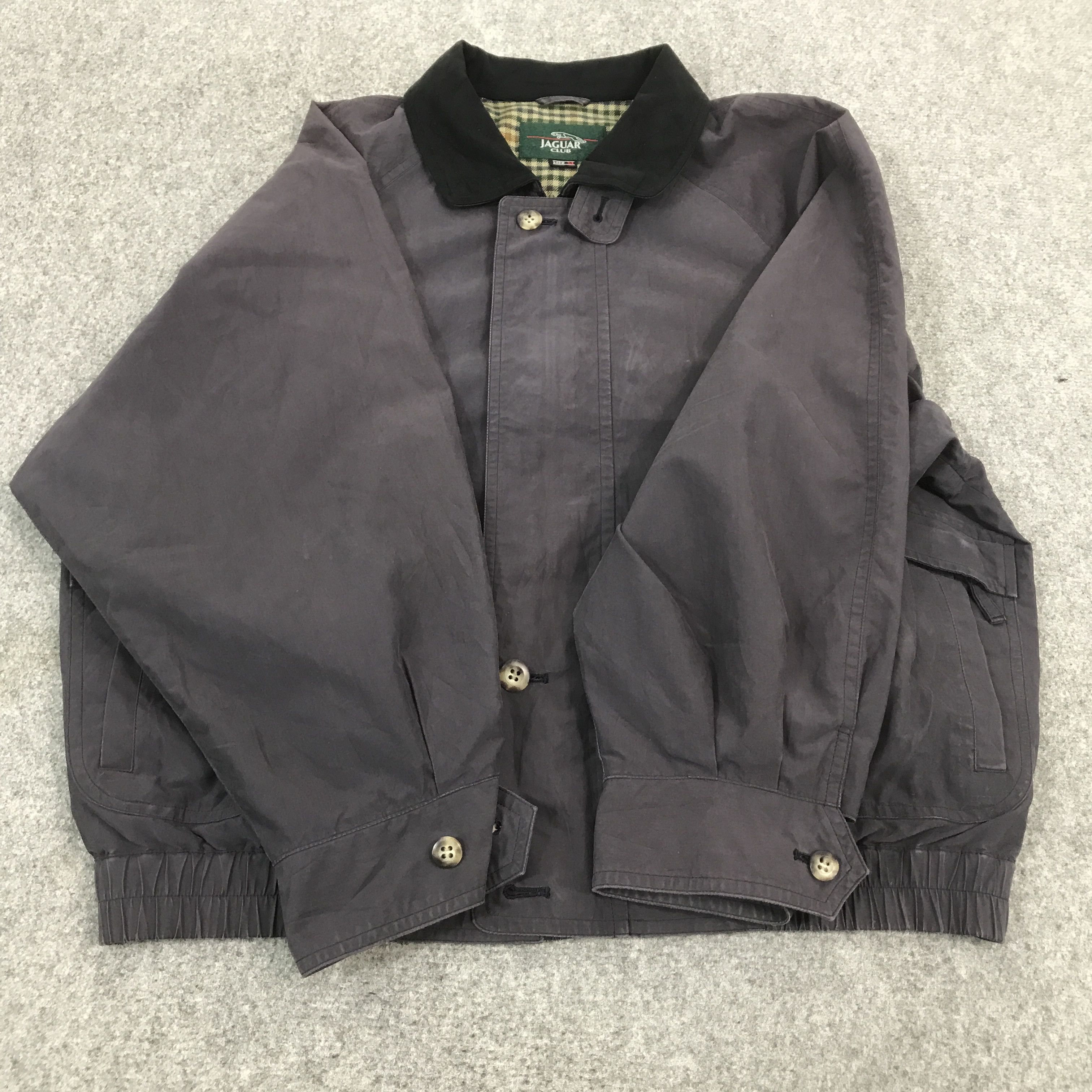 Japanese Brand JAGUAR CLUB DESIGN BLACK FADED JACKET Size US M / EU 48-50 / 2 - 8 Thumbnail
