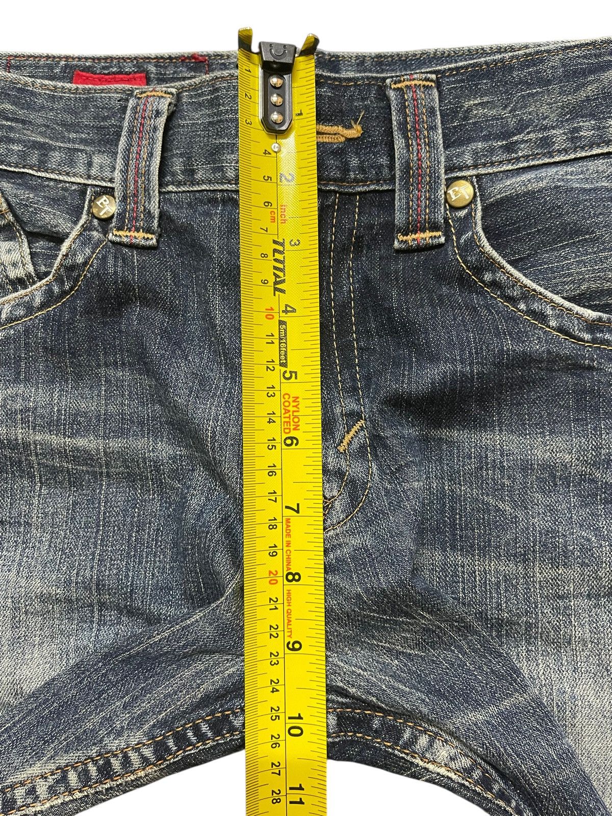 Edwin Vintage Edwin Blue Trip Blue Faded Wash Distressed Loose Fit Size US 30 / EU 46 - 15 Thumbnail