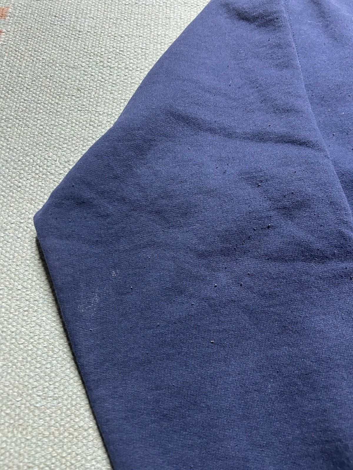 Vintage Vtg crewnec sweatshirt blank navy blue Jerzees super sweat m Size US M / EU 48-50 / 2 - 2 Thumbnail