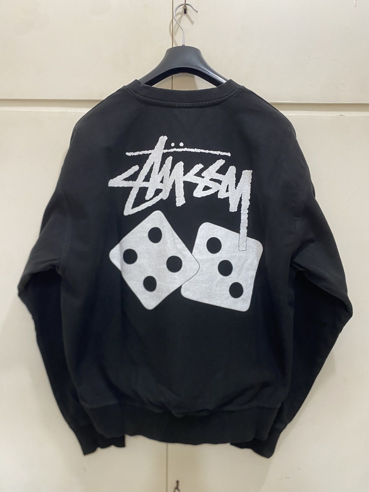 Stussy Stüssy Dadi sweatshirt, size XL, black, with print, used Size US XL / EU 56 / 4 - 10 Thumbnail