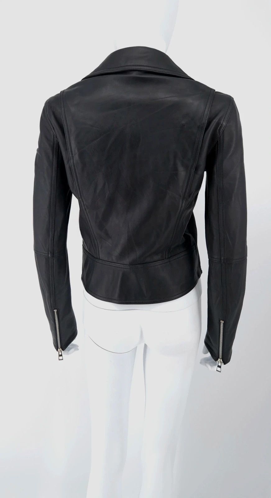 Loewe NWT Nappa Leather Biker Jacket Size XS / US 0-2 / IT 36-38 - 8 Thumbnail