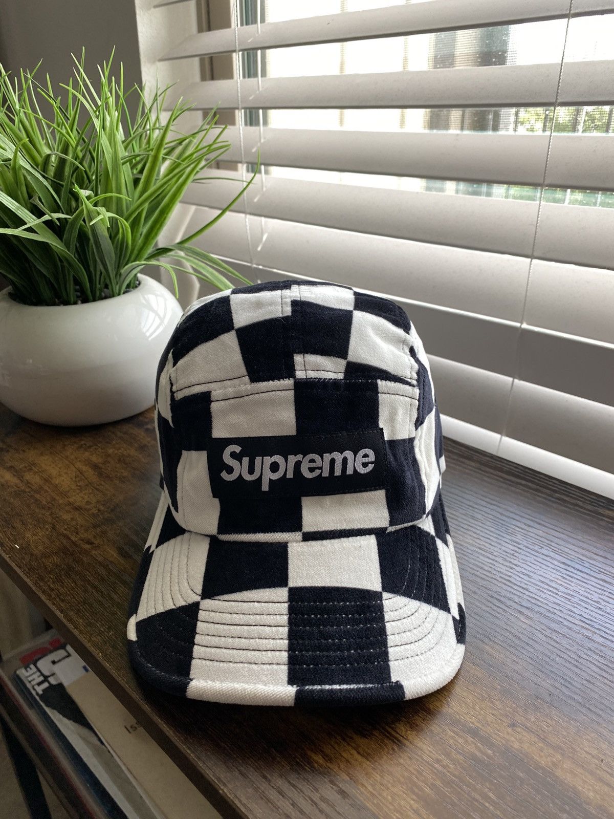 Supreme Supreme Camp Eco material 5 Panel Hat Cap Black  display picture 3