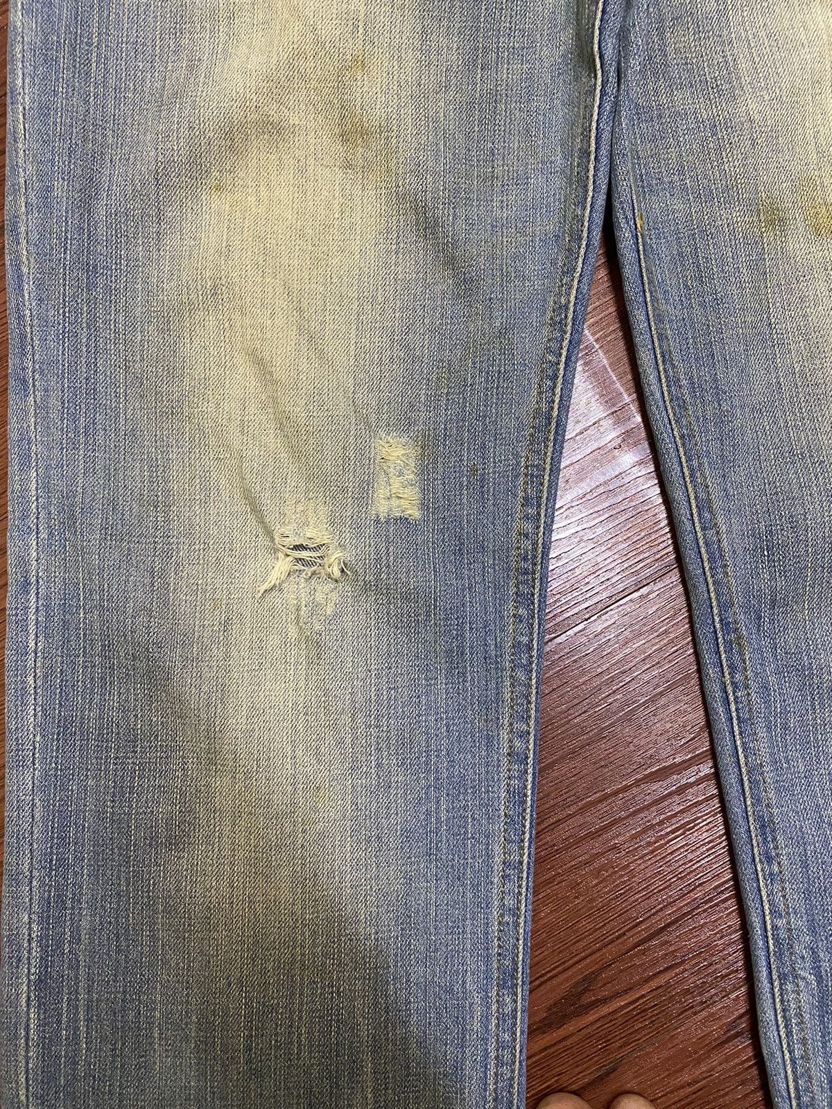 Japanese Brand Japanese Augeh Faded Multi Pocket Distressed Slim Jeans Size US 34 / EU 50 - 7 Thumbnail