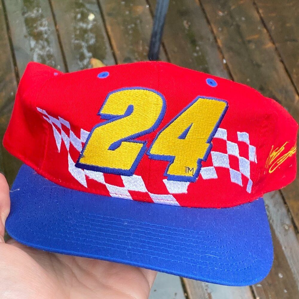 NASCAR × Vintage Jeff Gordon 24 Vintage Competitors View Auto Racing Snapbac Size ONE SIZE - 1 Thumbnail