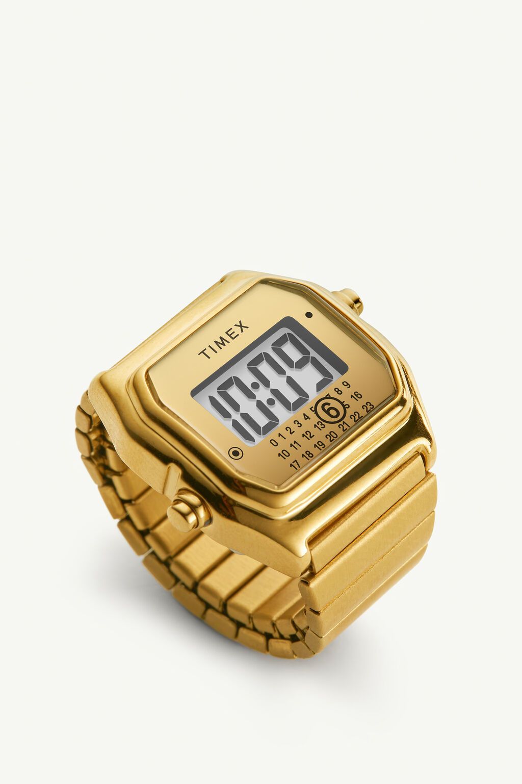 Maison Margiela × Timex Timex x MM6 Maison Margiela Ring Watch size M/L in Gold Size ONE SIZE - 2 Thumbnail