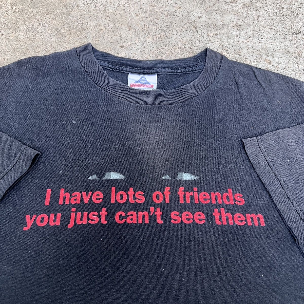 Vintage Vintage I have lots of friends you just can't see them Faded Size US XL / EU 56 / 4 - 1 Thumbnail