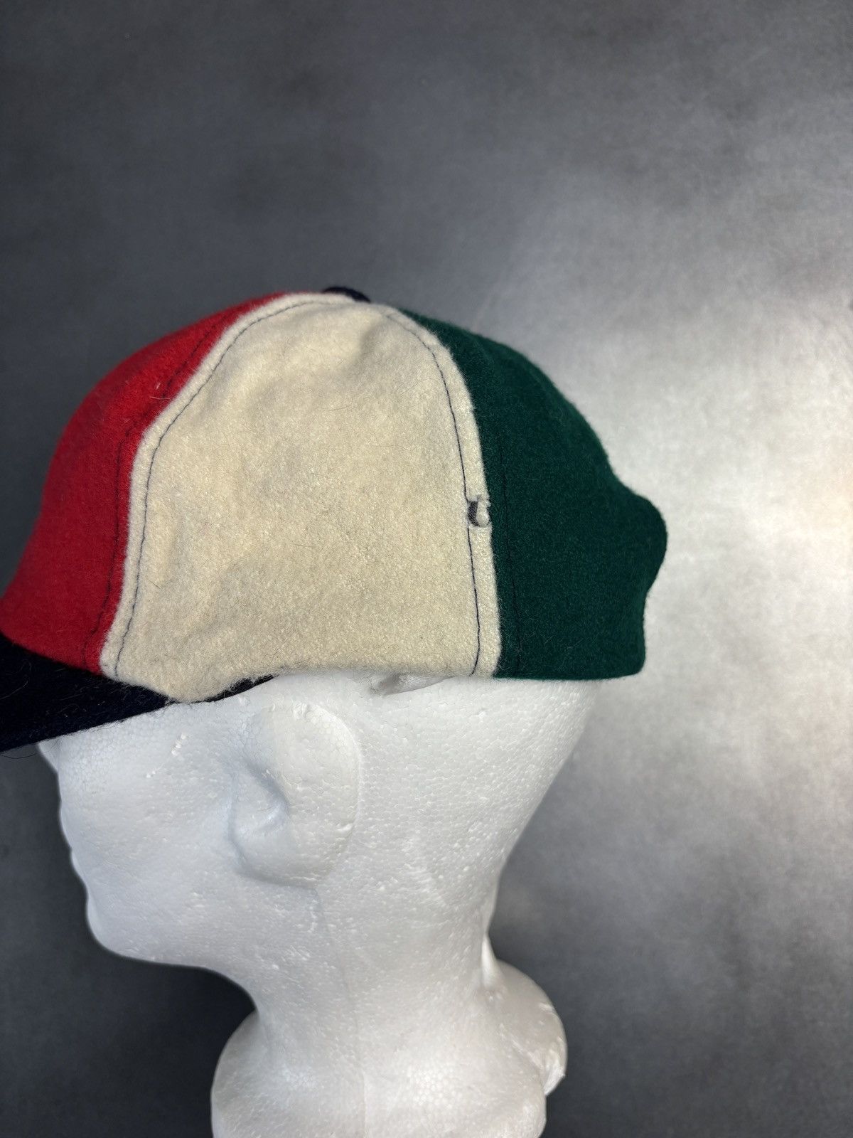 Gap × Vintage 1990s Vintage Wool Baseball Cap Bluenotes Colourblock Hat 90 Size ONE SIZE - 6 Thumbnail