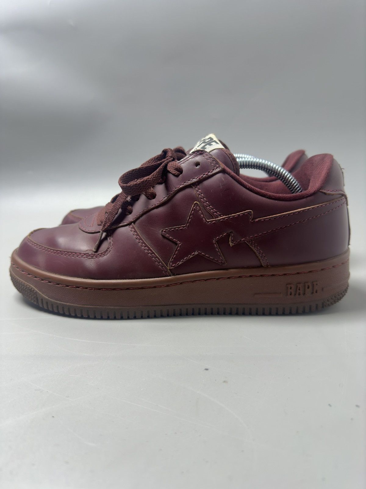 Bape Glass Leather Bapesta Size US 9.5 / EU 42-43 - 6 Thumbnail