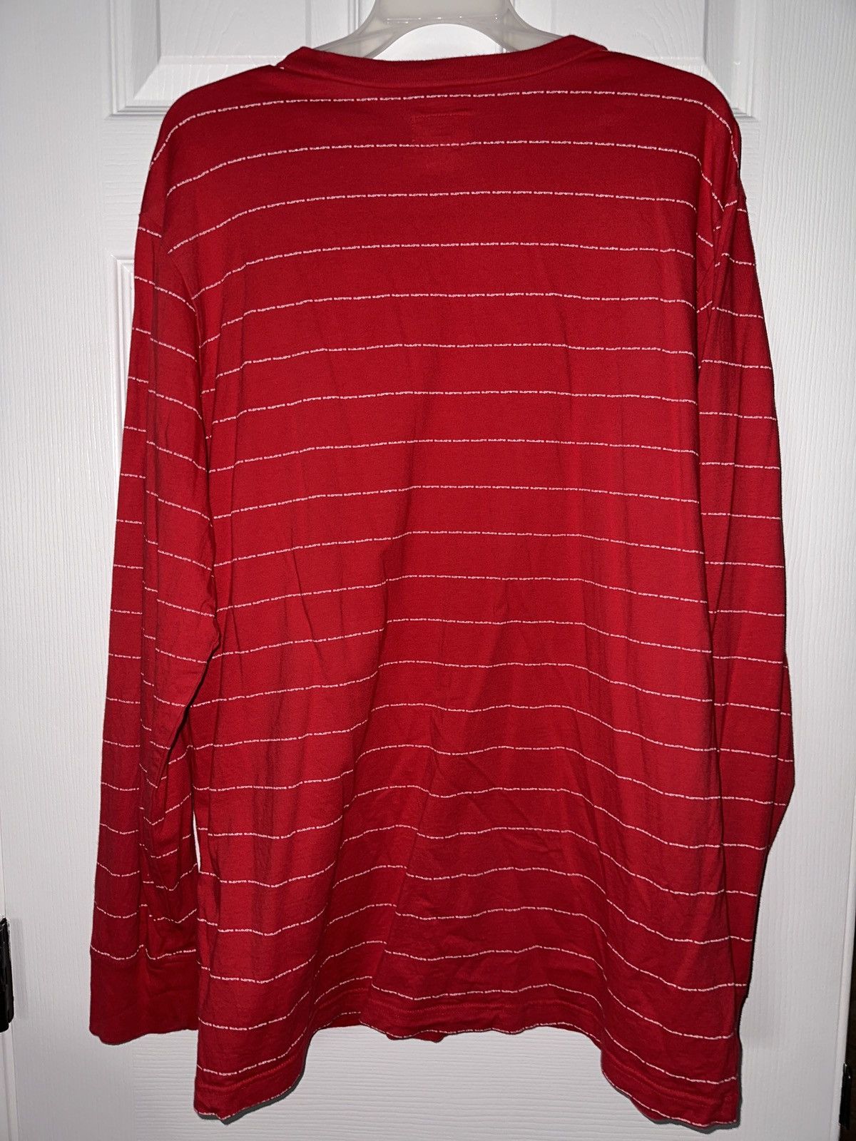 Supreme logo stripe L/S Top