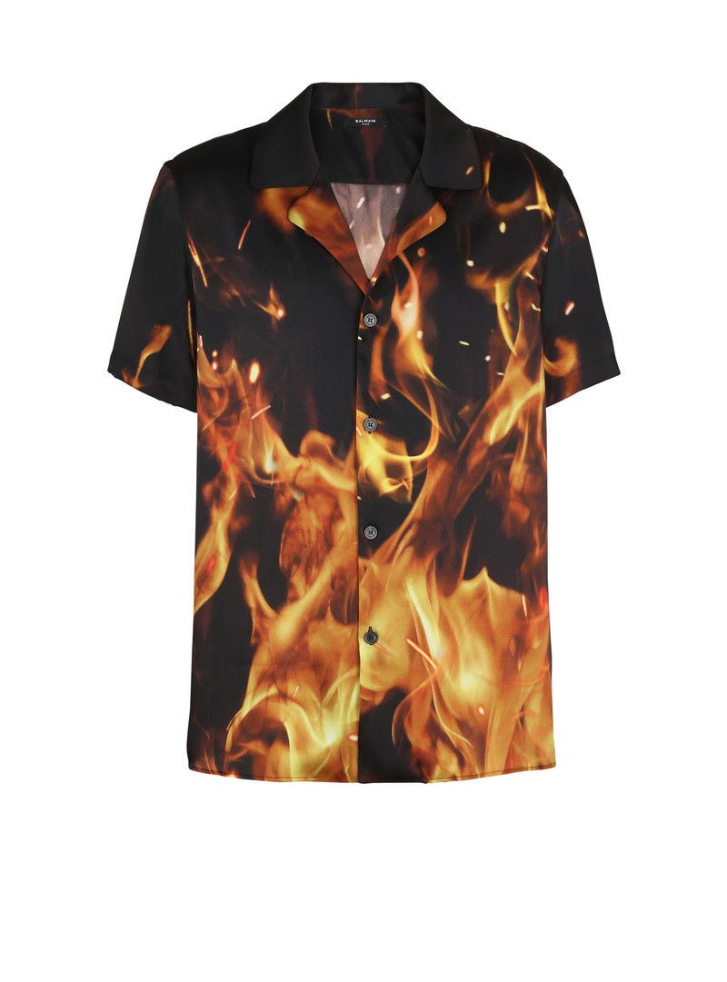 Balmain o1y0426 Patterned Shirt in Multicolor Size US S / EU 44-46 / 1 - 1 Thumbnail