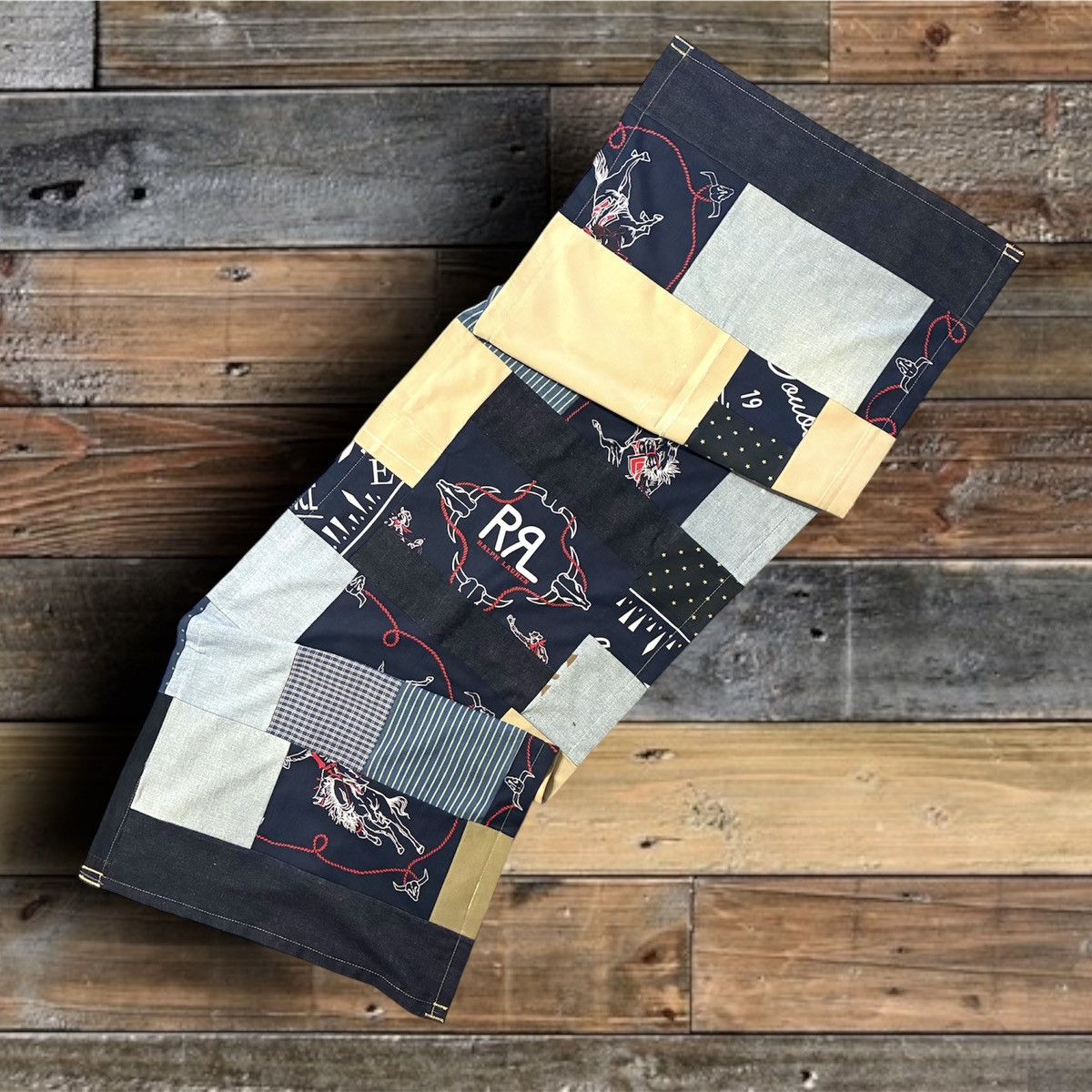 RRL Ralph Lauren CUSTOM RRL/RL SCARF (100% UPCYCLED RL FABRICS)- 1 OF A KIND Size ONE SIZE - 1 Thumbnail