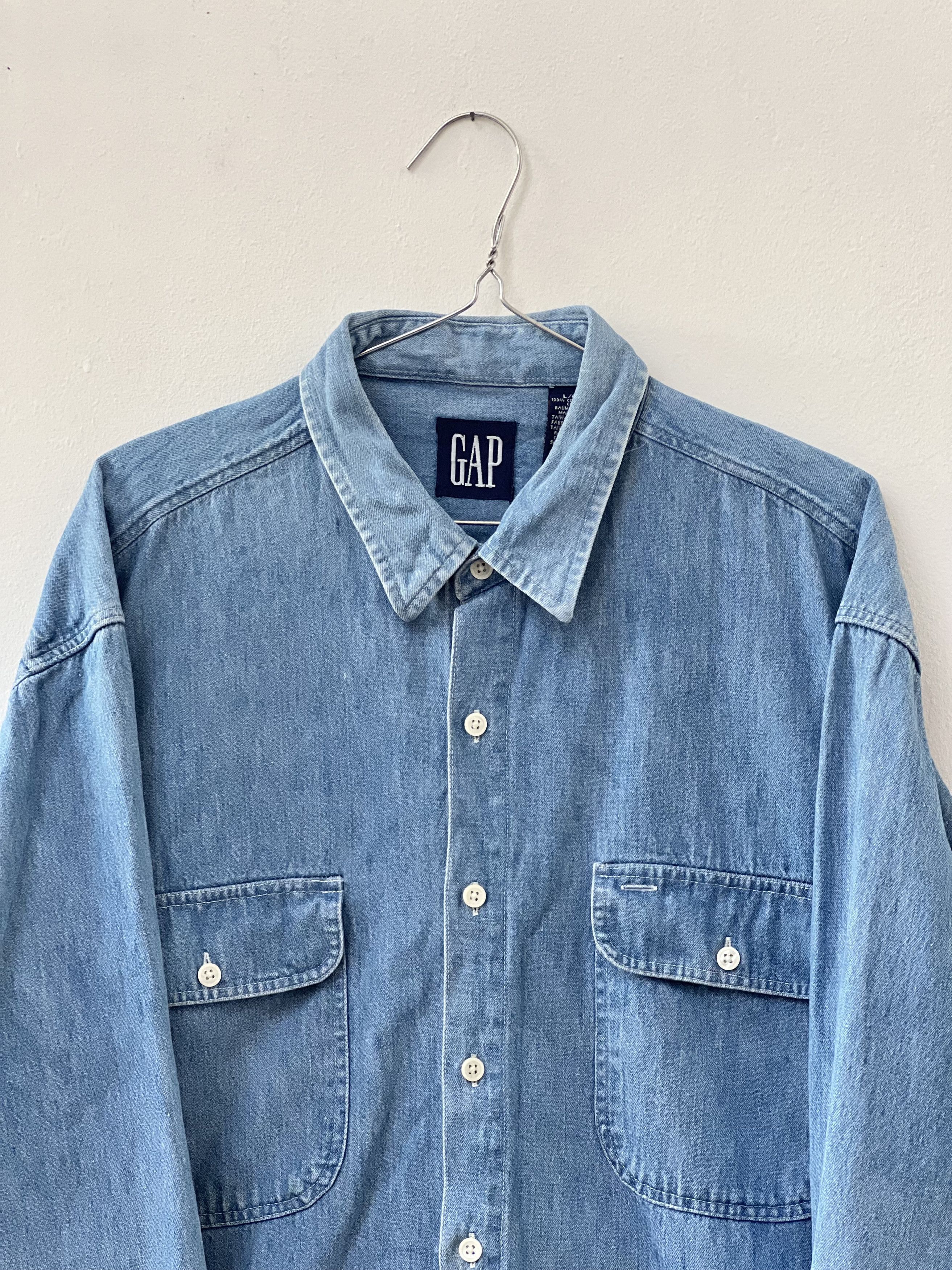 Gap × Vintage GAP vintage shirt Size US L / EU 52-54 / 3 - 2 Thumbnail