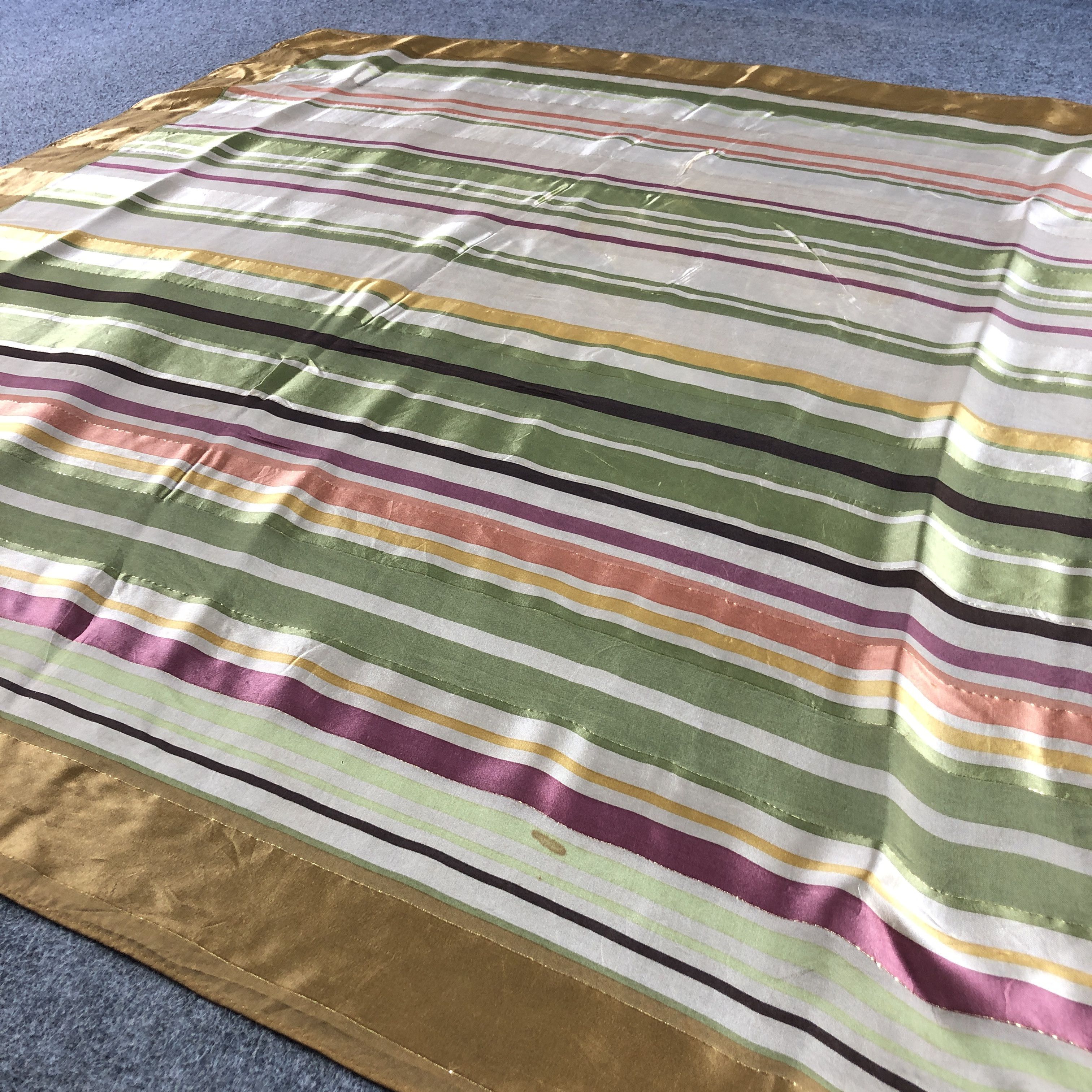 Japanese Brand Philippe V Abstract Silk Scarf M1124 Size ONE SIZE - 3 Thumbnail
