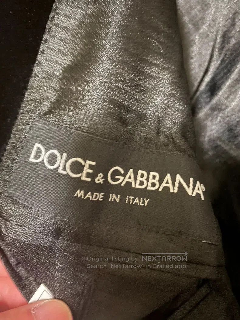 Dolce & Gabbana Dolce Gabbana Velvet Suit Set. Size US 44 / EU 60 - 6 Thumbnail