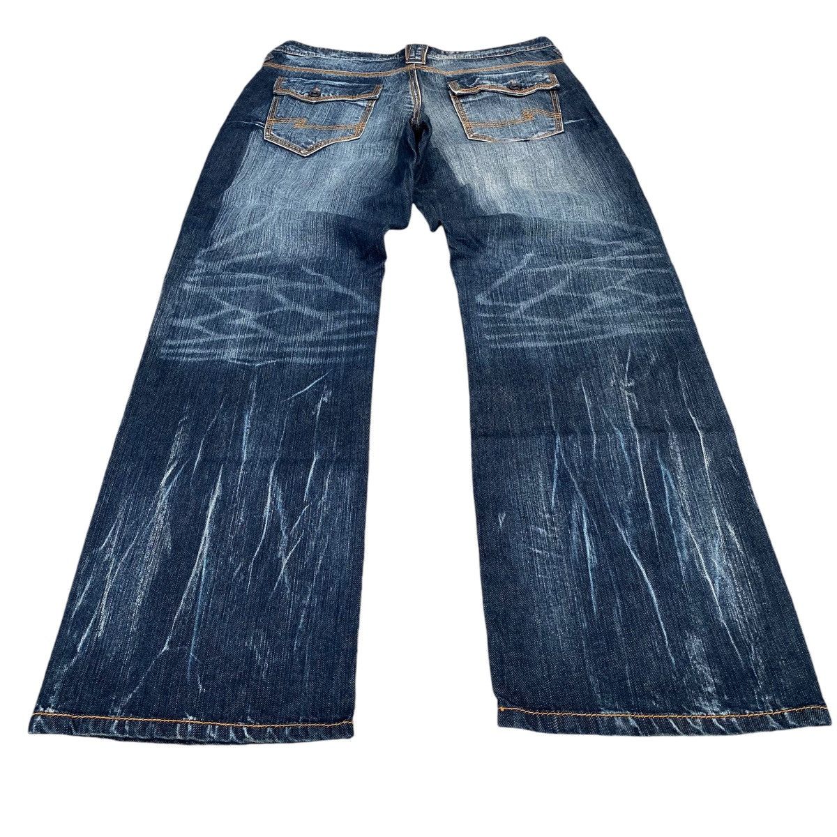 Japanese Brand Japan Daily Topics Rooted Lightning ⚡️ Denim Jeans Size US 34 / EU 50 - 9 Thumbnail
