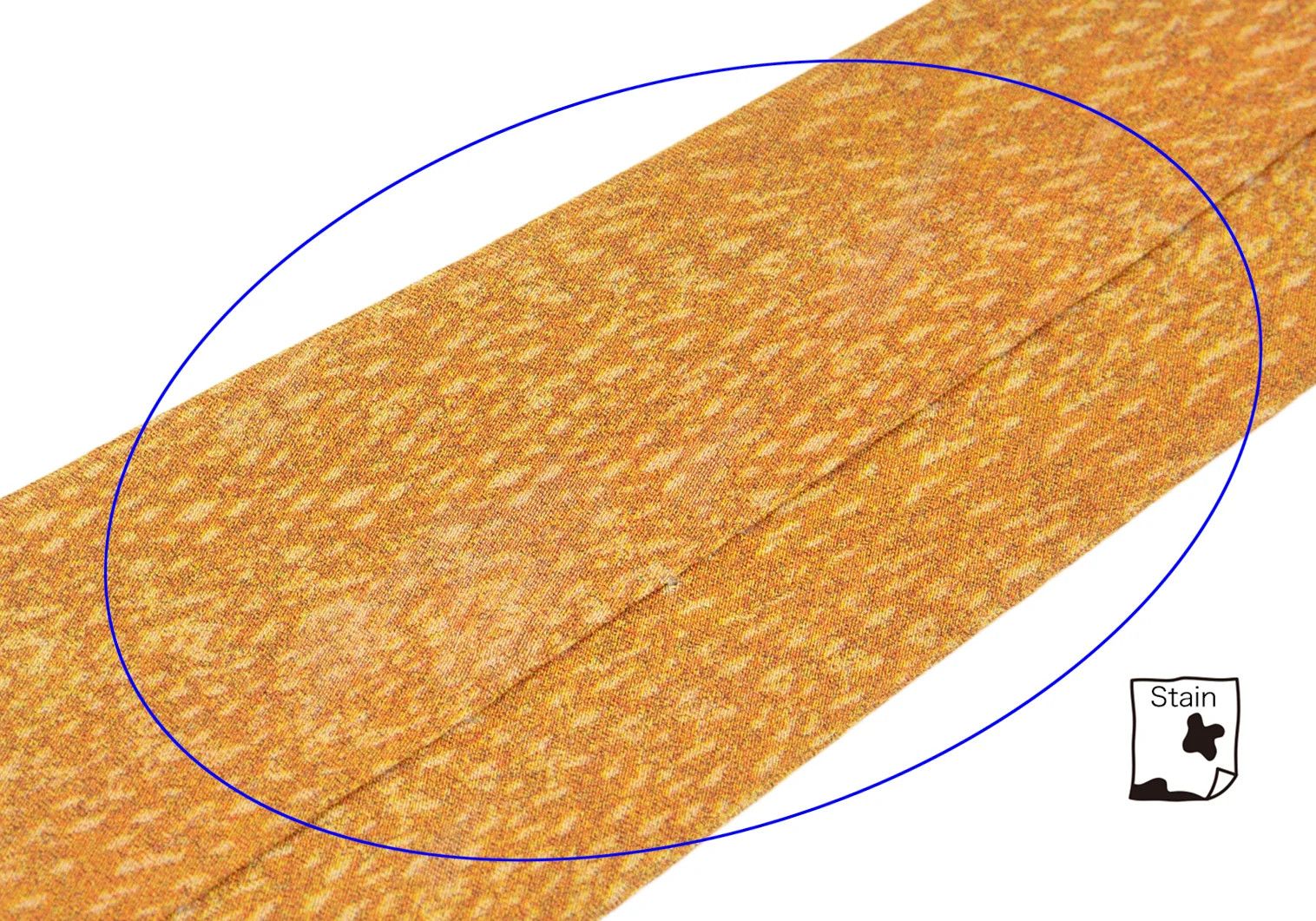 Jean Paul Gaultier Silk Rival Print Tie in Mustard Size ONE SIZE - 8 Thumbnail
