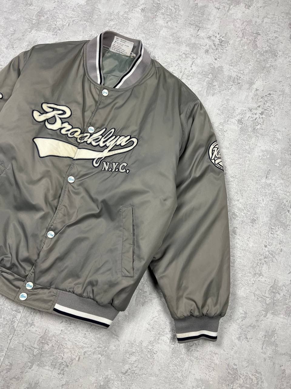 Karl Kani Vintage Karl Kani Iconic Bomber Jacket 23 Brooklyn Size US L / EU 52-54 / 3 - 7 Thumbnail