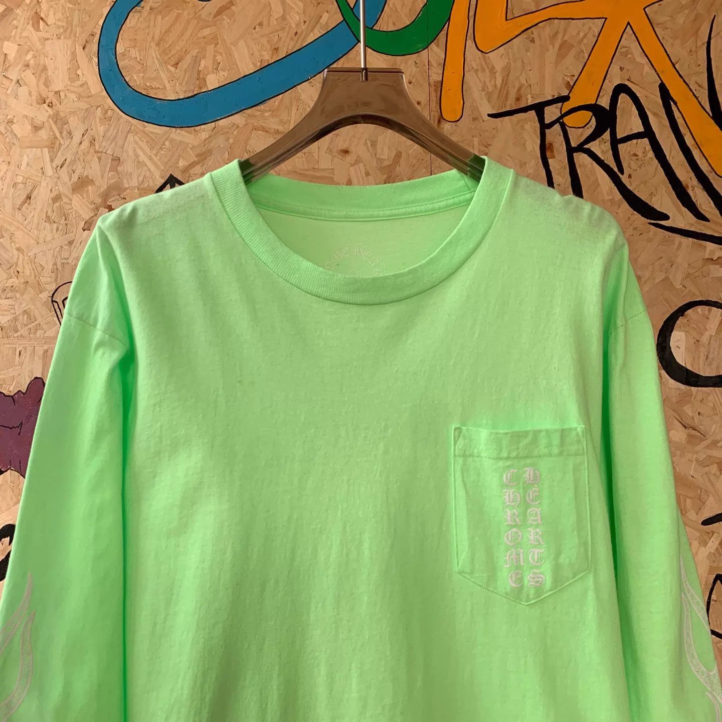 Chrome Hearts Chrome Hearts Green Flame Long-Sleeve Base L Size US L / EU 52-54 / 3 - 3 Thumbnail