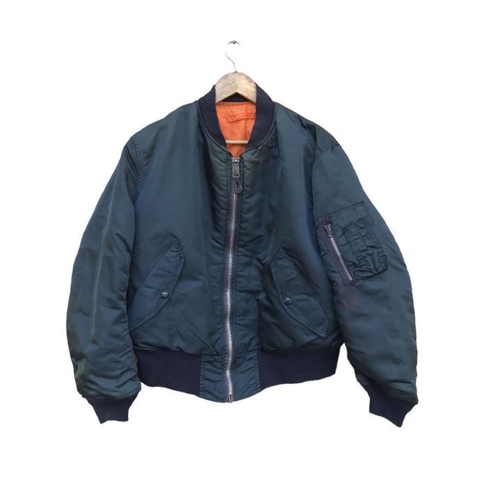 Alpha Industries RARE VINTAGE 70s ALPHA INDUSTRIES MA1 BOMBER