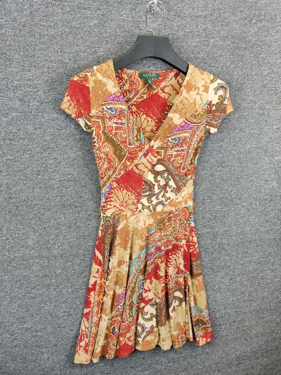 Ralph Lauren Vintage Ralph Lauren Petite Paisley Wrap Dress Size XS / US 0-2 / IT 36-38 - 5 Thumbnail