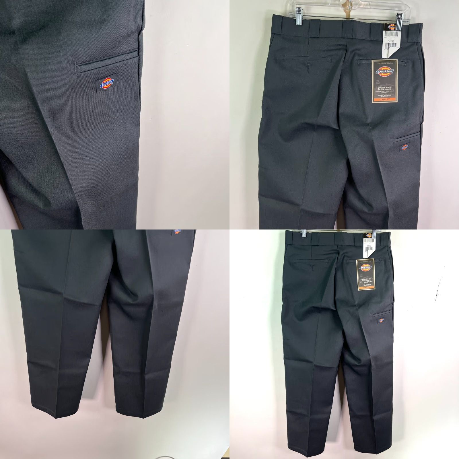 Dickies Dickies Pants 34 x 32 Gray Loose Fit Double Knee Work Stain Resistant Mens Size US 34 / EU 50 - 8 Thumbnail