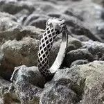 Japanese Brand Snake Gothic Punk Ring Size ONE SIZE - 2 Thumbnail