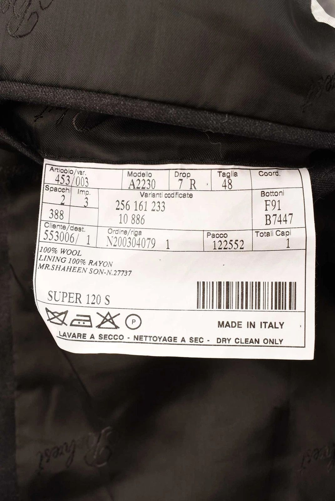 Belvest Belvest Super 120's Fine Wool 2 Piece Suit Blazer Pants Size 42R - 7 Thumbnail