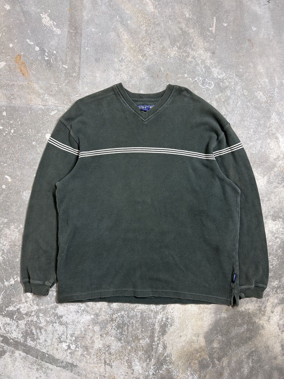 Structure Vintage Y2K Structure Pullover Shirt Vneck Basic Size XL Size US XL / EU 56 / 4 - 1 Thumbnail