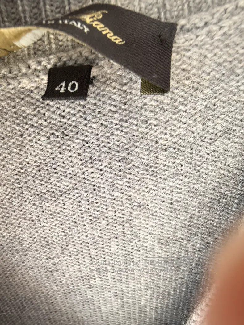 Loro Piana Loro Piana Medium-length sweater with side pockets and lea Size XS / US 0-2 / IT 36-38 - 4 Thumbnail