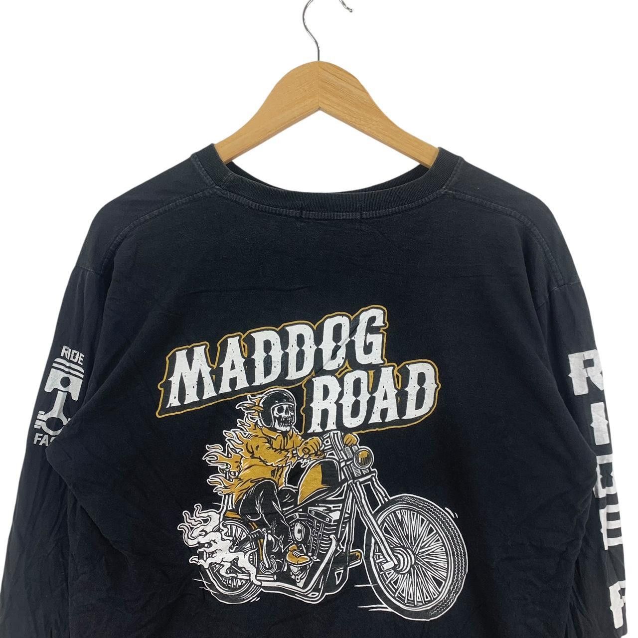 Vintage Vintage THE MADDOG ROAD Fast Ride Tee Shirt Top Size US XL / EU 56 / 4 - 8 Thumbnail
