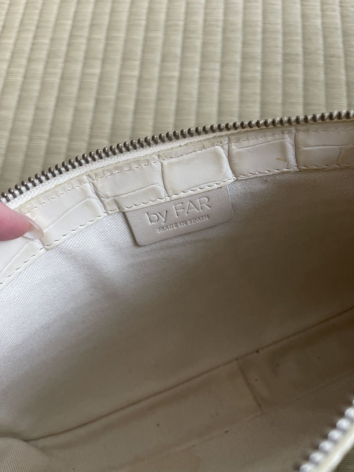 By Far By Far Bag Off-White Rachel White Leather Handbag Size ONE SIZE - 8 Thumbnail