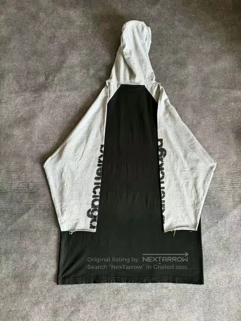 Balenciaga Balenciaga 3B Letter Dirty Faded Patchwork Hooded Short Sl Size US S / EU 44-46 / 1 - 2 Thumbnail