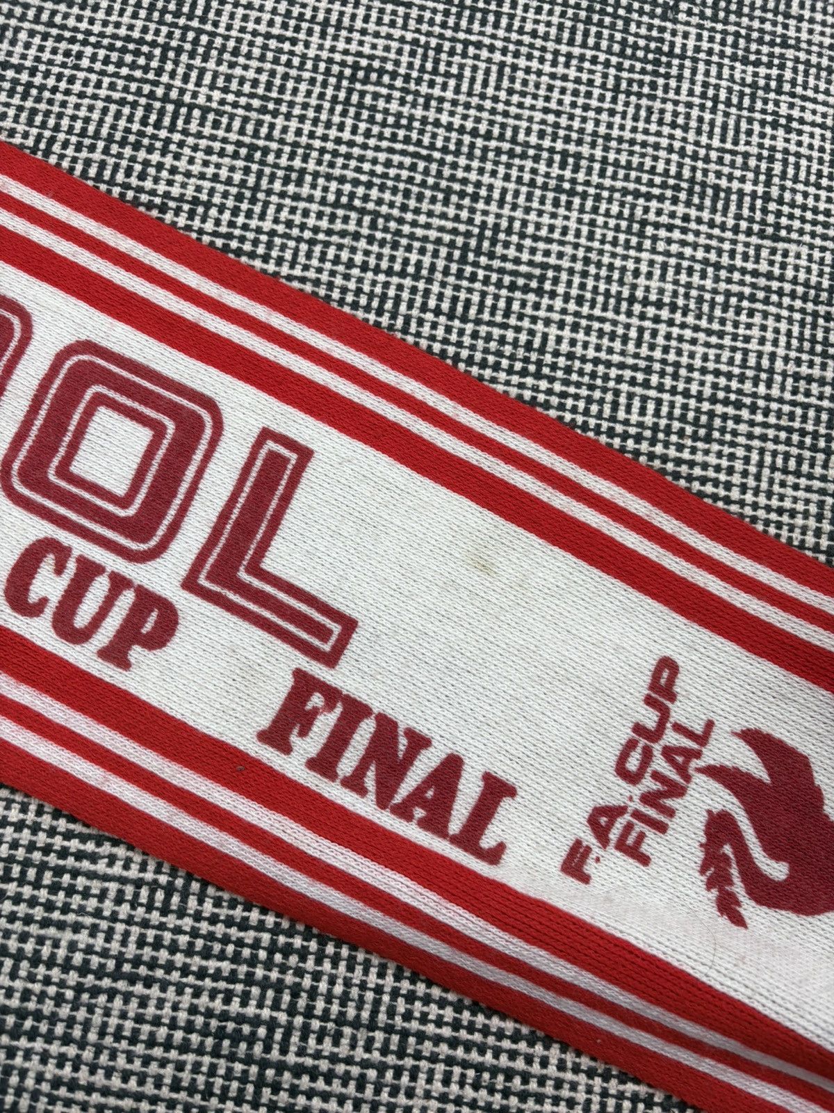 Other 1986 vintage Liverpool FC Fa cup final wembley soccer scarf Size ONE SIZE - 3 Thumbnail