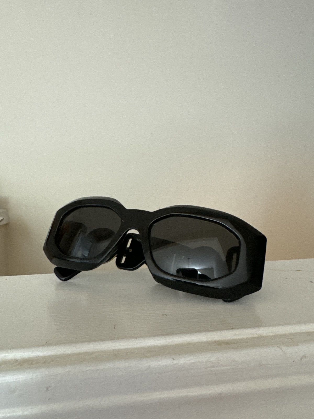 image of Versace Maxi Medusa Biggie Sunglasses in Black, Men's
