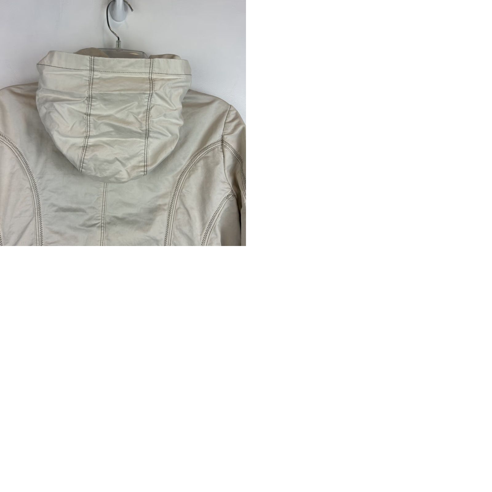 Kuhl Jacket Womens S Beige Lined Hooded Minimalist Capsule Outdoor Casual