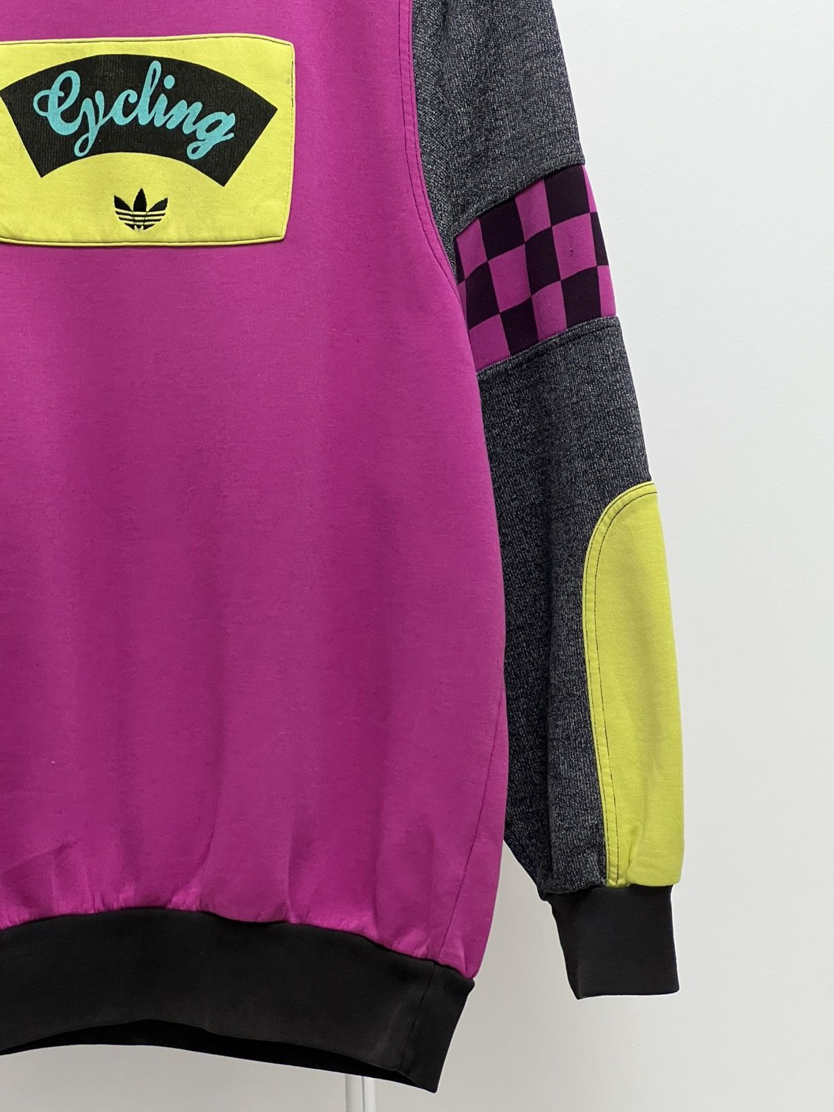 Adidas × Vintage Vintage Adidas 80s Take Off Sweatshirt Cycling Size US L / EU 52-54 / 3 - 4 Thumbnail