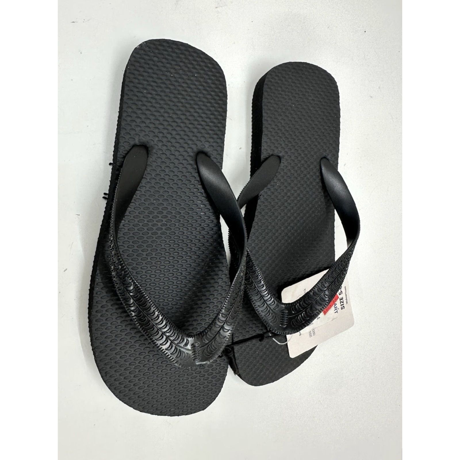 Vintage No Boundaries Womens Flip Flops Size 5-6 Black NWTs Beach Y2K Thong Sandal Size US 6 / IT 36 - 5 Thumbnail