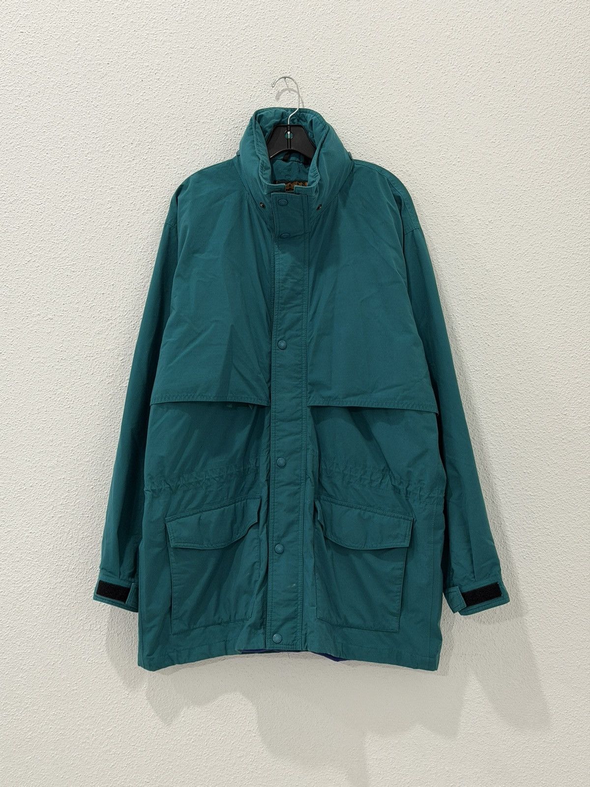 Eddie Bauer Vintage 90s Eddie Bauer Goretex Parka Teal Jacket Large Tall Size US L / EU 52-54 / 3 - 7 Thumbnail