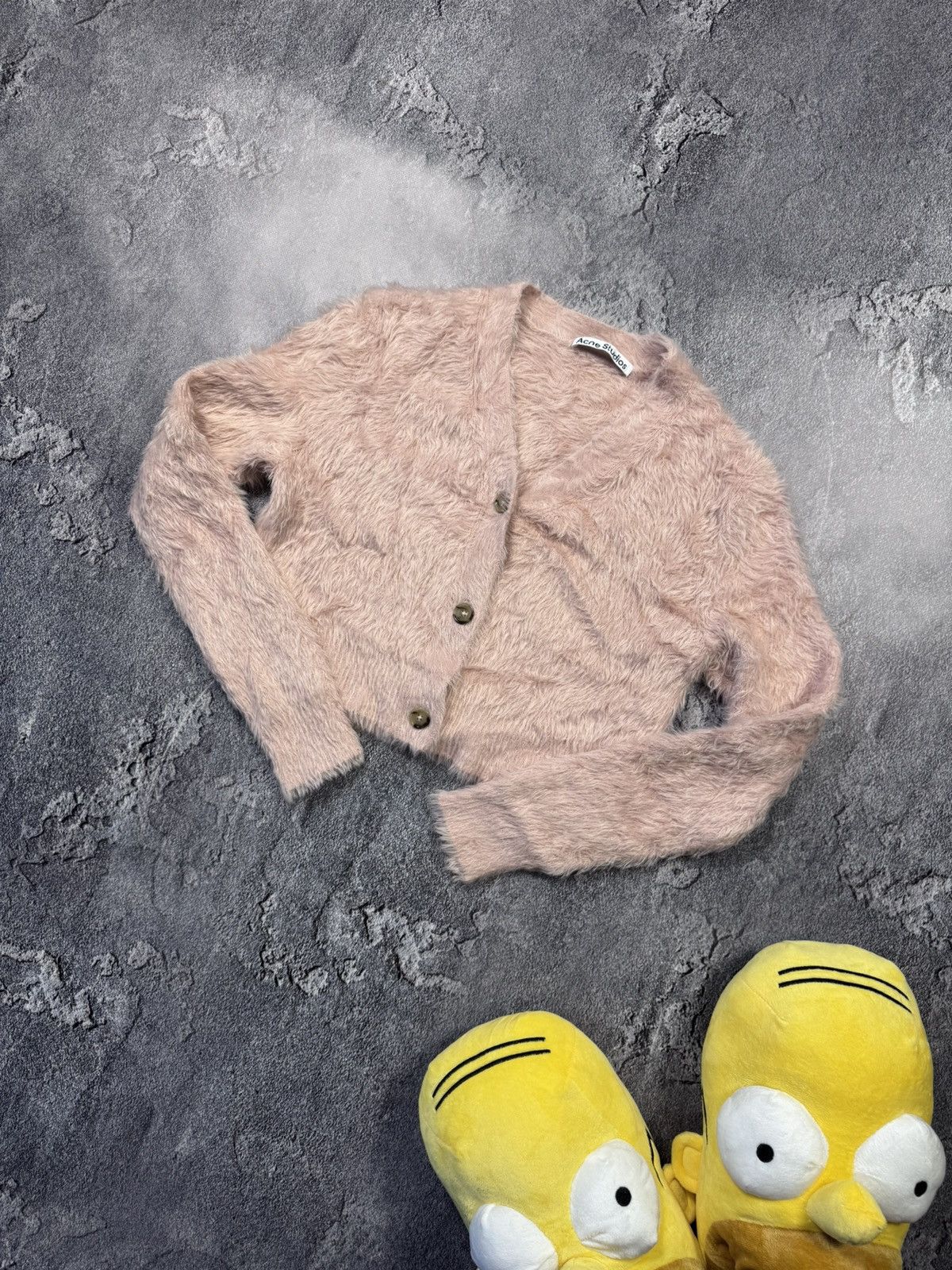 Acne Studios Acne Studios Shaggy Knit Cardigan Size XS / US 0-2 / IT 36-38 - 1 Thumbnail