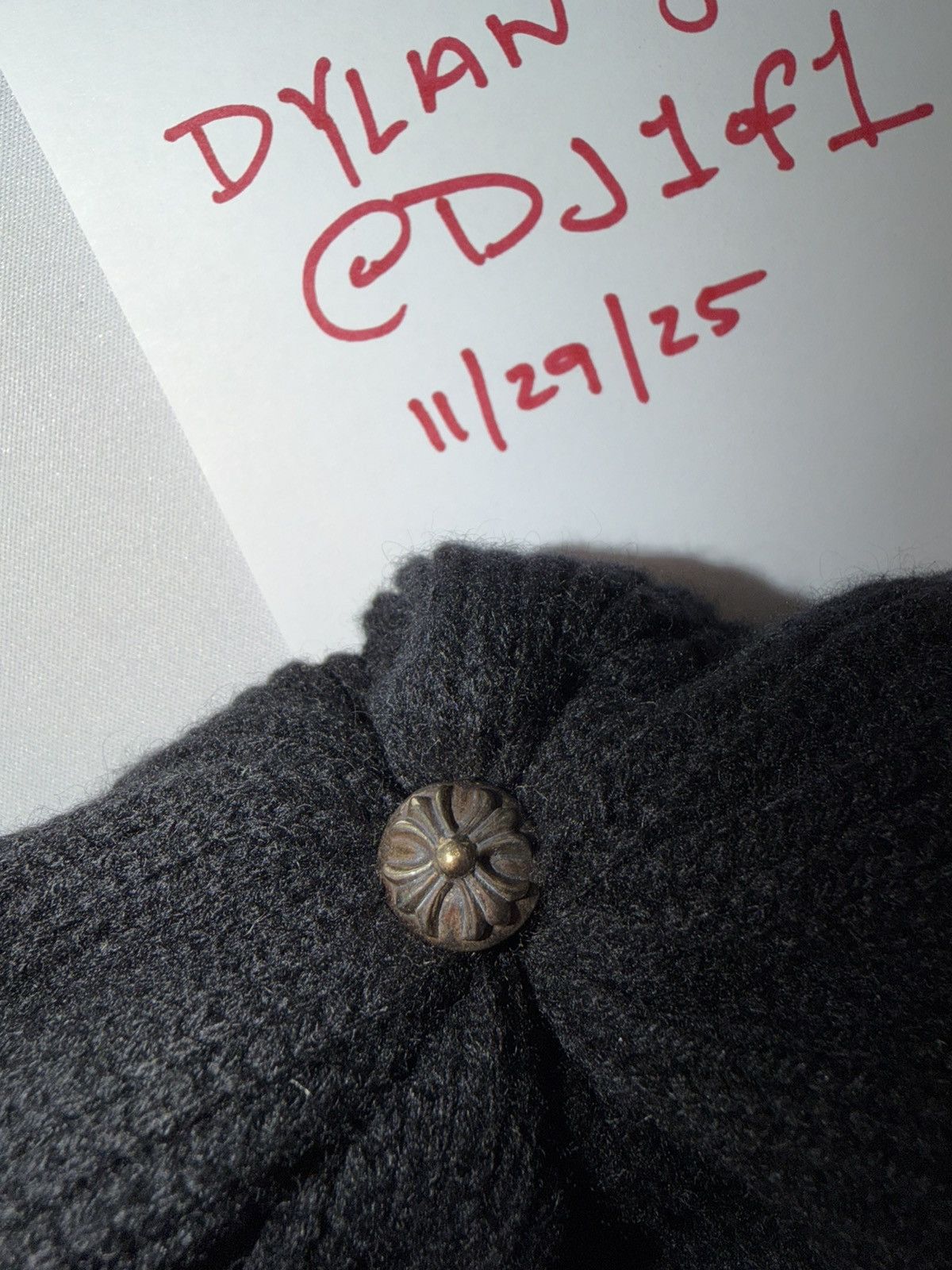 Chrome Hearts Chrome Hearts Cashmere Sludge Star Beanie NEW Size ONE SIZE - 2 Thumbnail
