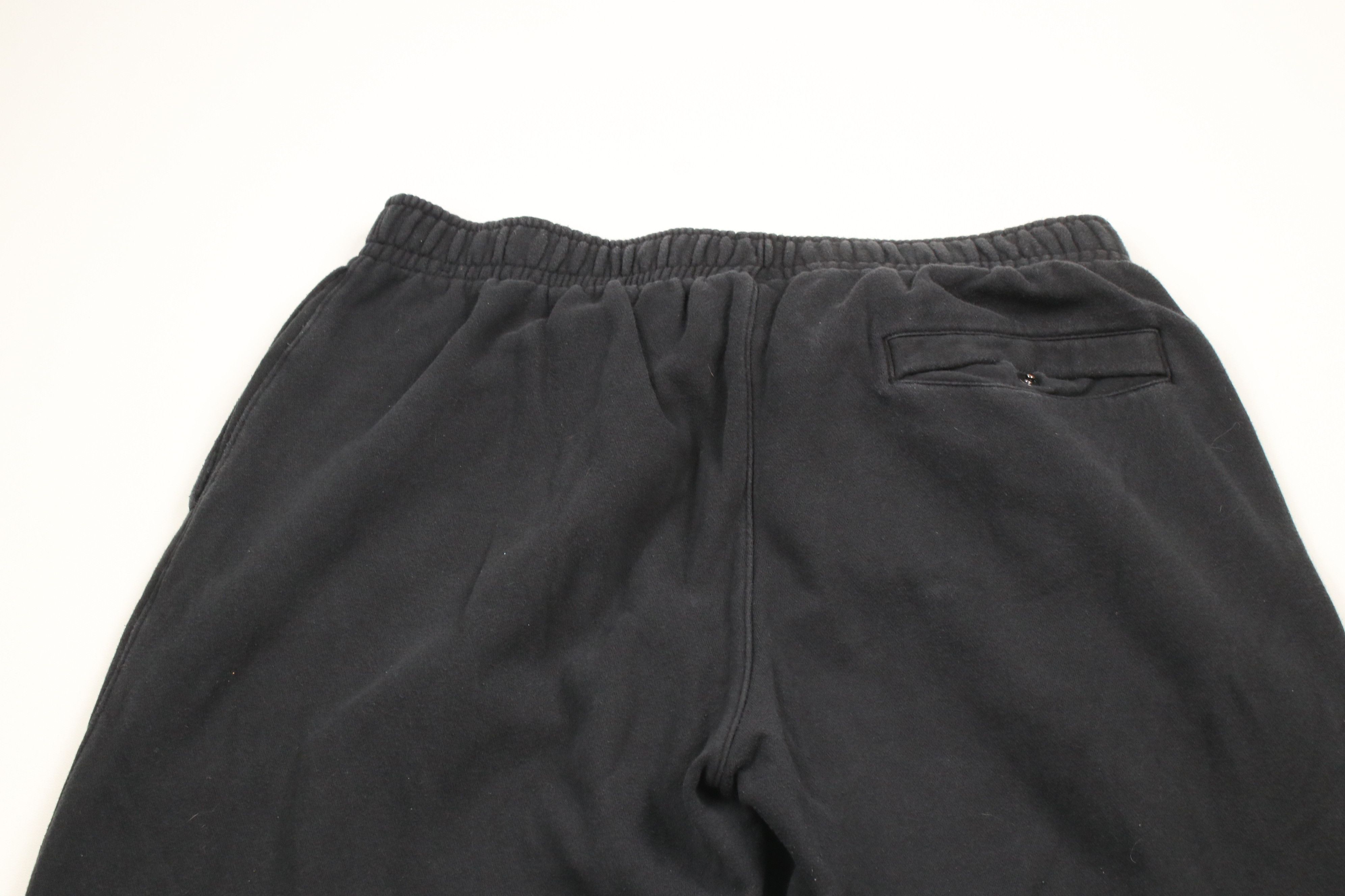 Nike × Vintage Vintage Nike Mini Swoosh Wide Leg Sweatpants Pants Black Size US 38 / EU 54 - 9 Thumbnail
